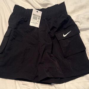 Nike Women's Black Athletic Cargo Shorts